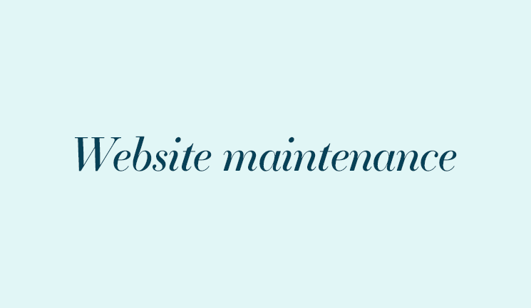 Webサイトの保守管理